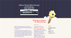 Desktop Screenshot of edisonstministorage.com